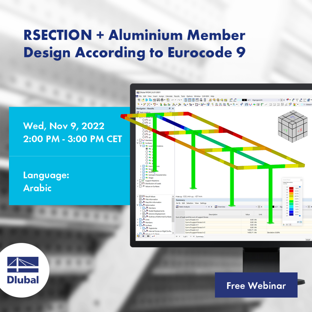 Vérification des barres en aluminium selon l'Eurocode 9