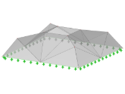 ID de modèle 504 | 034-FPC031 | Structure rectangulaire pyramidale pliée