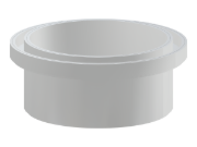Modèle 3D d'un bassin circulaire paramétrique en béton créé par des surfaces montrant la conception structurelle détaillée.