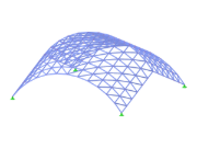 ID de modèle 3589 | TSC001 | Système en treillis pour les plans à courbure simple