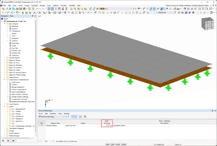 FAQ 005341 | J'obtiens l'erreur 1327 : Le calcul a échoué. Que puis-je faire ?