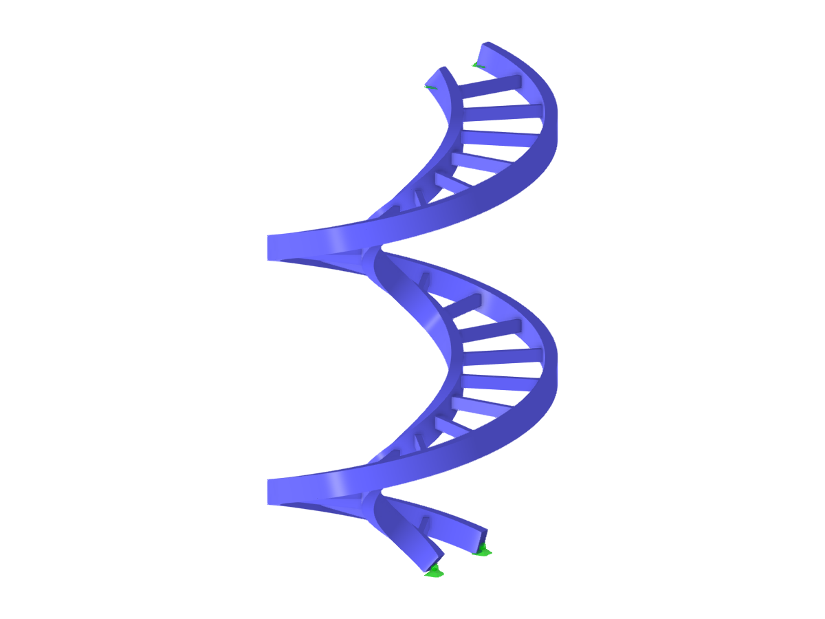 Modèle 003903 | Escalier tournant