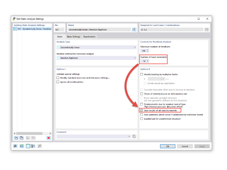 FAQ 005353 | Comment ouvrir des diagrammes de calcul dans RFEM 6 ou RSTAB 9 après la réalisation des calculs ?