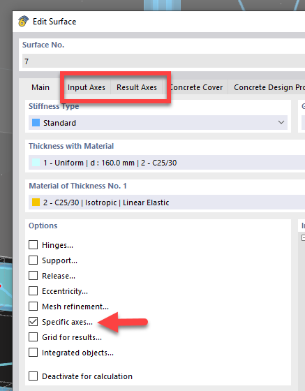 FAQ 005361 | Où afficher ou ajuster les systèmes d'axes locaux dans RFEM 6 ?