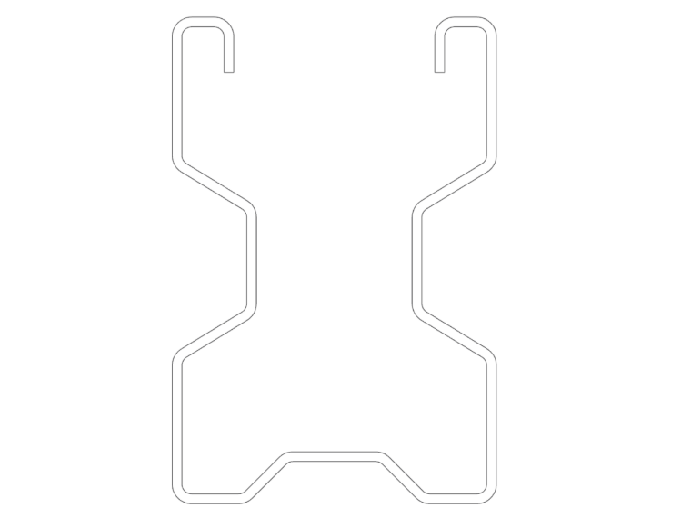 Contour de section