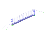Modèle 004265 | Pont suspendu