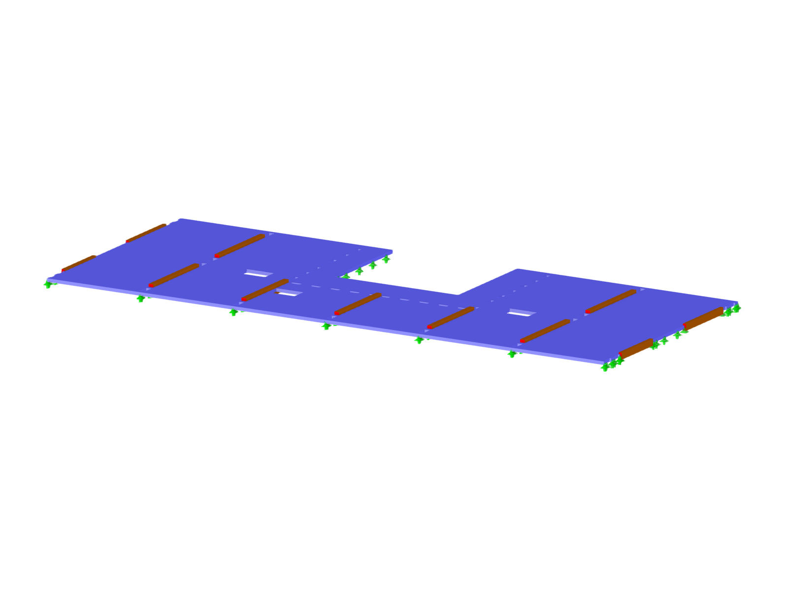 Modèle RFEM du plancher en bois lamellé-croisé de l'immeuble BSH20A « Stories », Amsterdam, Pays-Bas | © PIRMIN JUNG