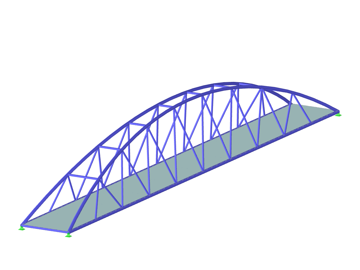 Modèle 004366 | Passerelle piétonne