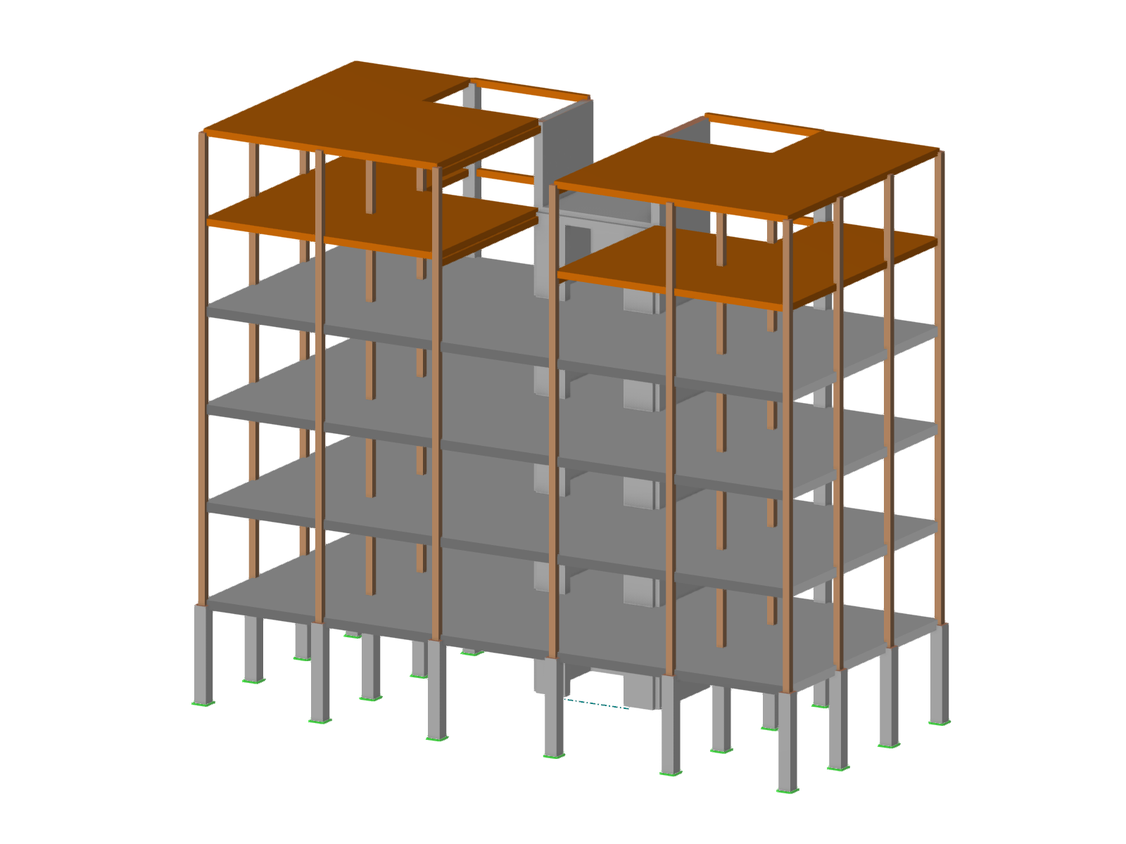 Modèle 004403 | Bâtiment de plusieurs étages