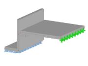 Modèle 004439| Mur de soutènement avec contact entre surfaces