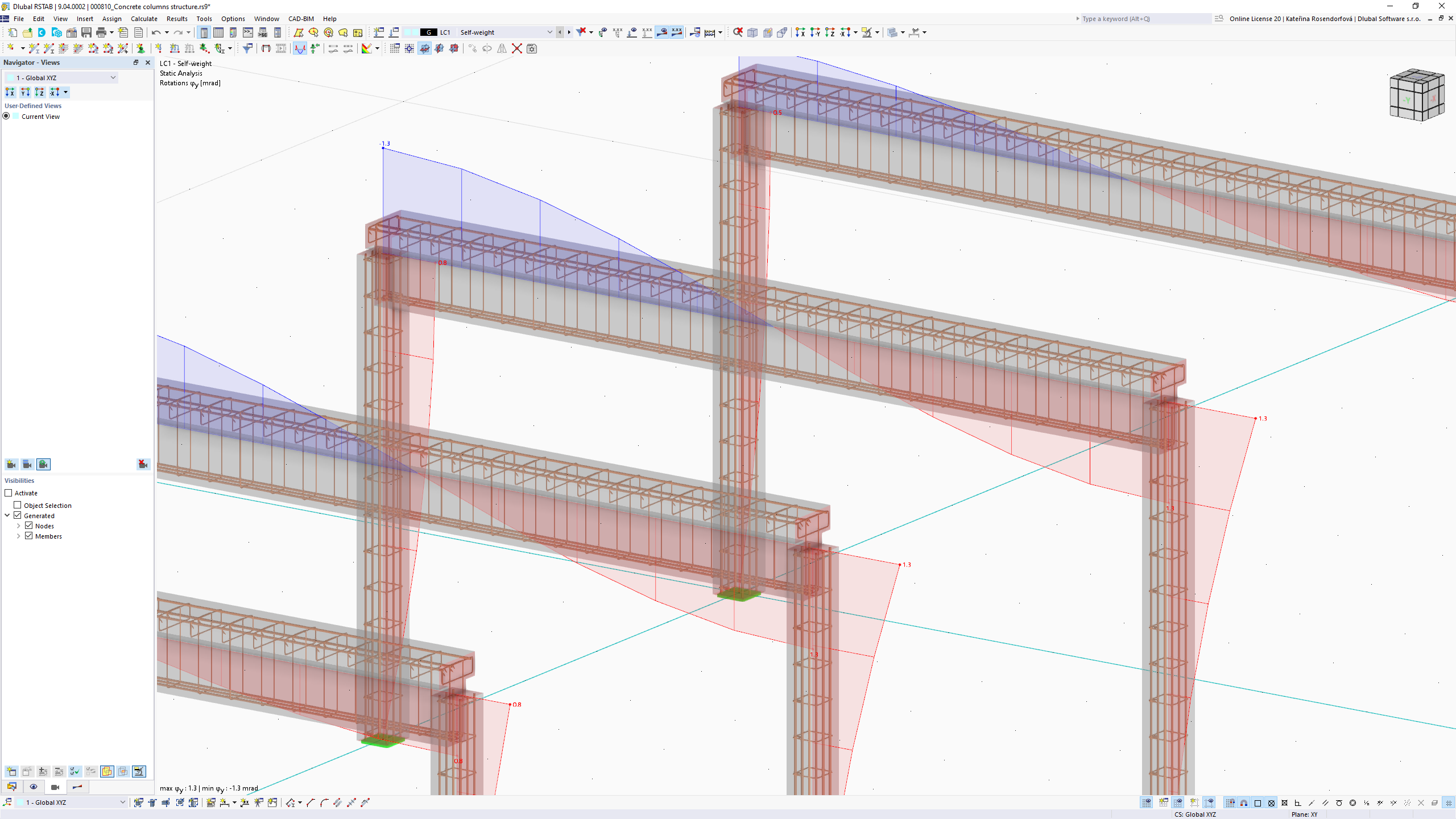 Vérification du béton pour RSTAB 9