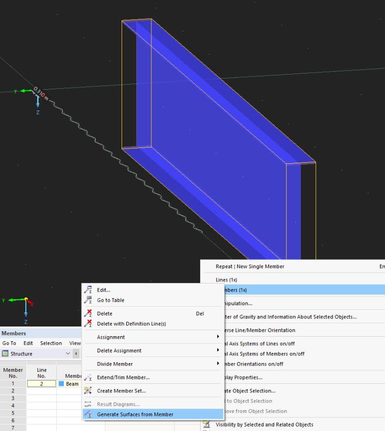FAQ 005417 | Comment modéliser une poutre à âme ondulée dans RFEM 6 ?
