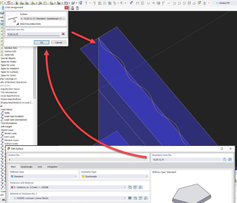 FAQ 005417 | Comment modéliser une poutre à âme ondulée dans RFEM 6 ?