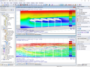 Turbulence transitoire incompressible de la structure de la toiture avec RWIND 2
