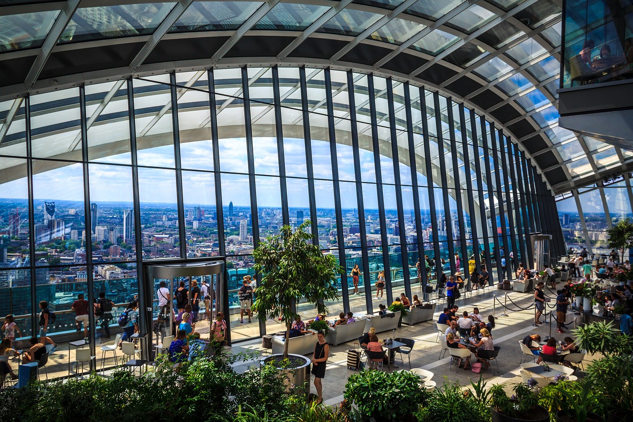 Le Skygarden du Walkie-Talkie, Londres (Angleterre)