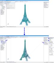Affichage des maillages de calcul et d’origine