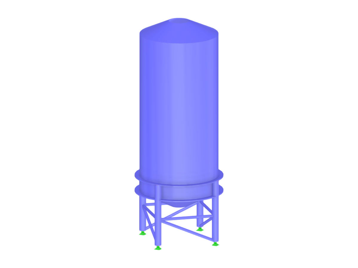 Modèle 004623 | Silo rond