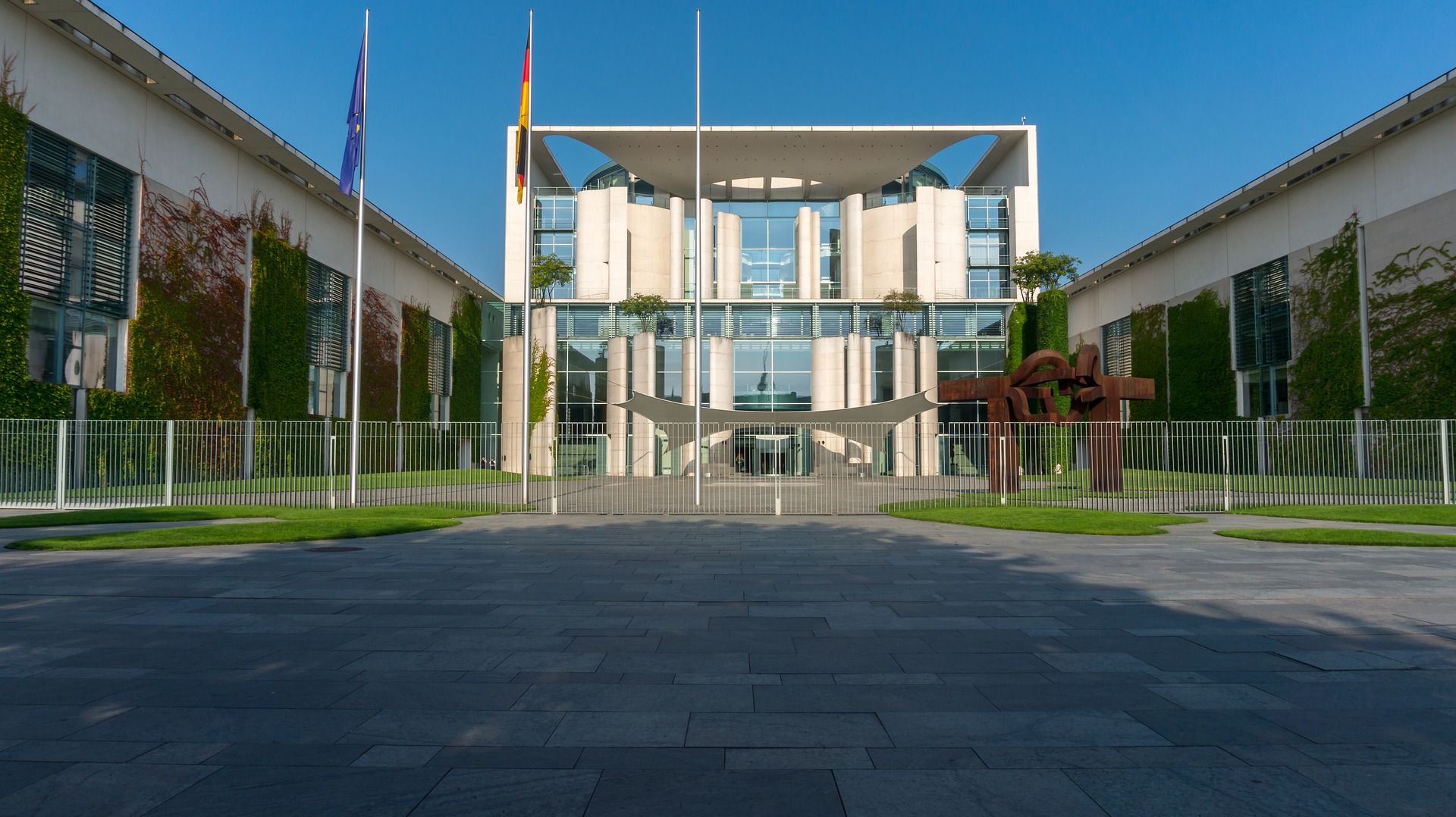 La chancellier fédéral de Berlin est un excellent exemple d'architecture post- pointe d'architecture contemporaine.