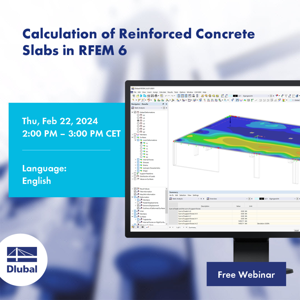 Nouveautés dans RFEM 6 et RSTAB 9