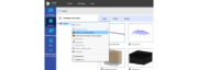 Menu « Fichier » pour les projets
