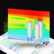 Calcul des charges de vent avec la simulation CFD (États-Unis)