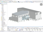 Modèle RFEM du bâtiment | © Tragwerker GmbH