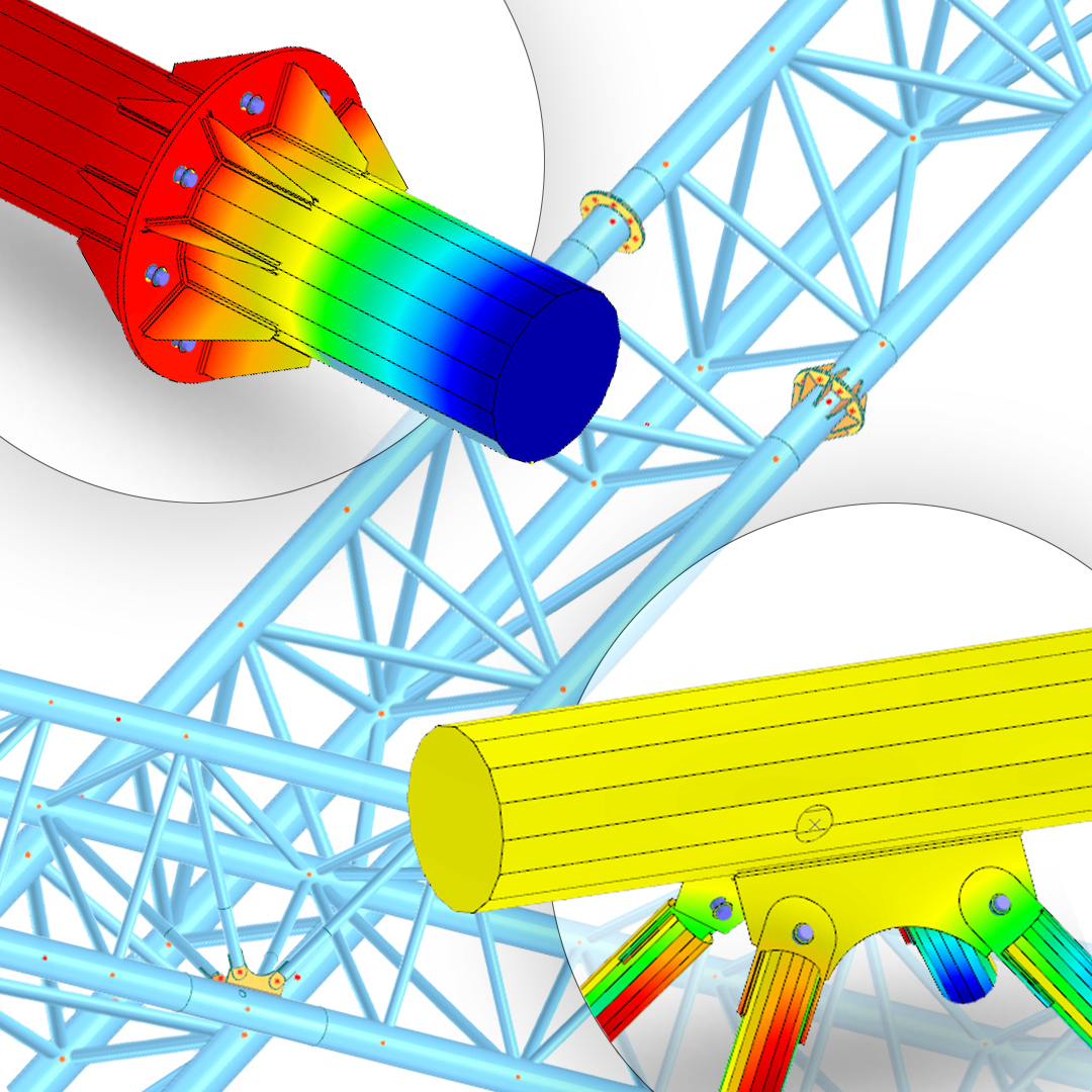 Assemblages avec des sections creuses circulaires dans RFEM 6