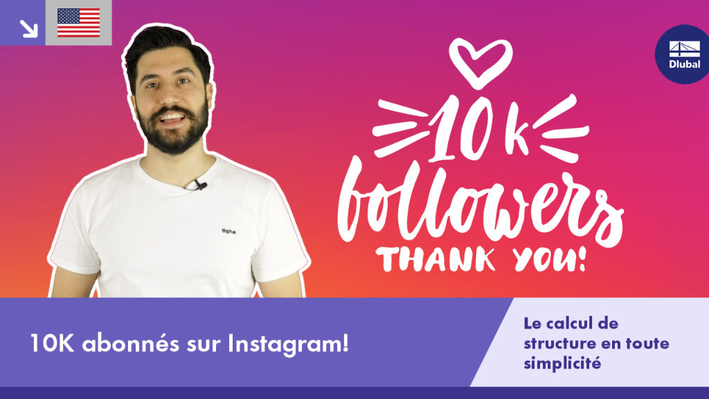10 000 abonnés sur Instagram ! | Appréciez le calcul de structure