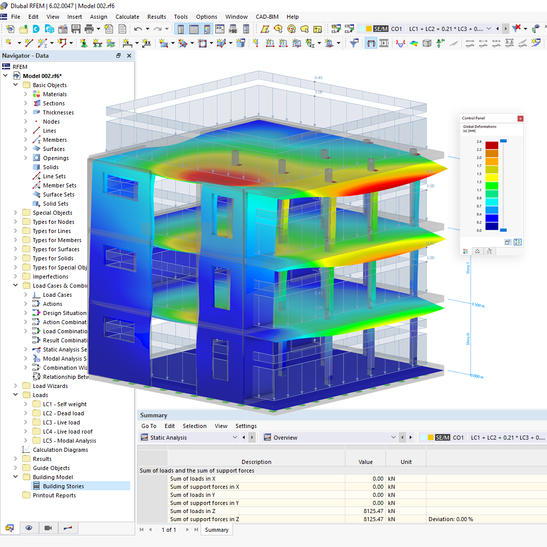 Module complémentaire | Modèle de bâtiment pour RFEM 6