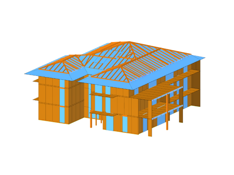 Modèle 005050 | Bâtiment à plusieurs étages en CLT