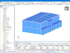 Modèle RFEM de l’immeuble de bureaux | © GH - Hervouet