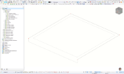 FAQ 005623 | J’ai créé un modèle dans lequel la dalle de plancher est entourée de nervures. Si j’assigne une barre de type nervure à la ligne de contour de la surface et l’aligne au bord ...