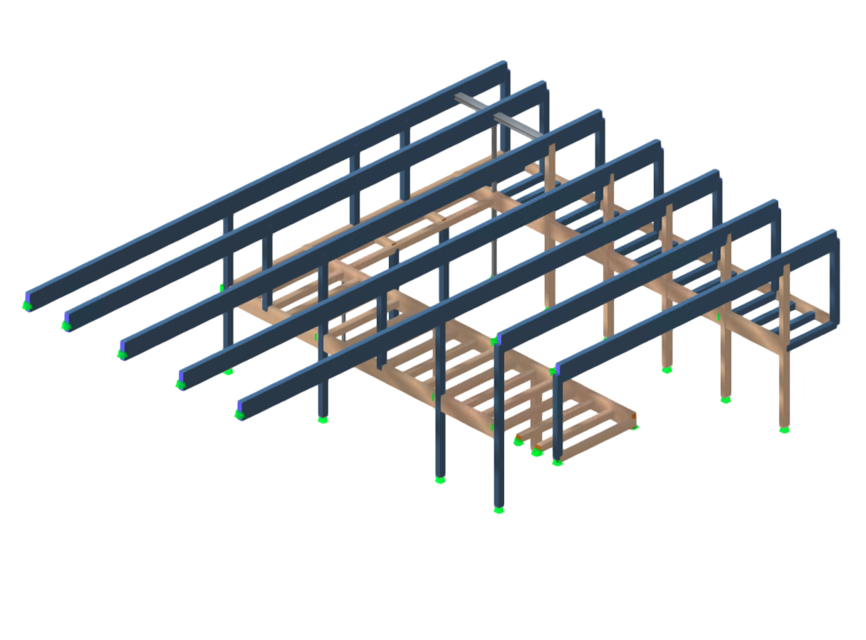 Surélévation du gymnase de Vilsbiburg | Structure bois | Structure acier | Poutre en acier