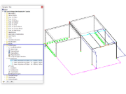 Le navigateur RFEM affiche la gestion des cotations dans la catégorie Objets repères