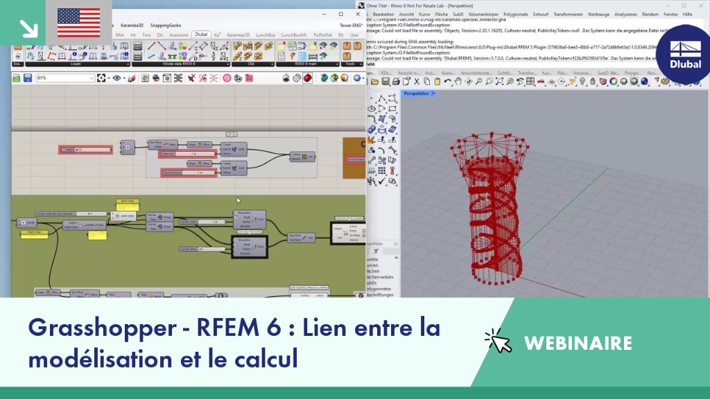 Webinar cover featuring the reference VG 005265 and a title on modeling and design integration.