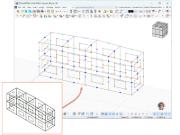 RFEM 6 affiche la décomposition des blocs lors de l’utilisation de « Décomposer les blocs » lors de l’importation d’un fichier DXF.