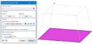 Extruder une surface en solide dans un logiciel de CAO pour visualiser la géométrie.