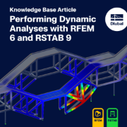 Explication des fonctionnalités et des modules complémentaires d’analyse dynamique dans RFEM 6 et RSTAB 9, illustrant comment effectuer des simulations complexes avec précision.