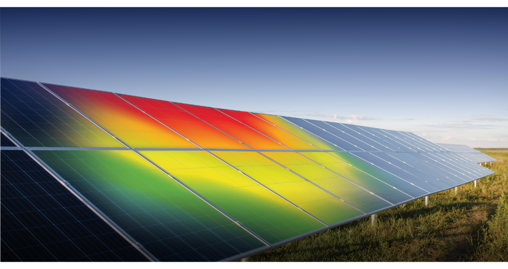 Panneaux solaires installés sur un système de montage, illustrant une application de structure solaire sous un soleil éclatant.