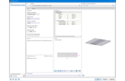 Boîte de dialogue pour l’application de la méthode des bandes de calcul selon l’ACI 318-19 pour l’armature bidirectionnelle de plaque.
