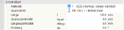 Détail de l’interface graphique pour la configuration d’un goujon d’armature dans un logiciel de calcul de structure