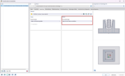 Vue détaillée des paramètres des armatures pour une semelle encastrée dans l’interface du logiciel CAO.
