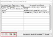 Illustration du processus de transformation des matériaux lors de l’exportation et de l’importation dans les logiciels d’ingénierie. Échange de données des bibliothèques de matériaux.