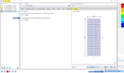 Représentation graphique du maillage EF et de la finesse du maillage dans la boîte de dialogue de la section pour les analyses non linéaires.