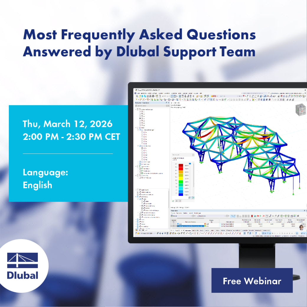 Questions fréquemment posées au support technique Dlubal