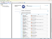 Tableau des combinaisons d’actions actives et inactives dans le rapport d’impression.