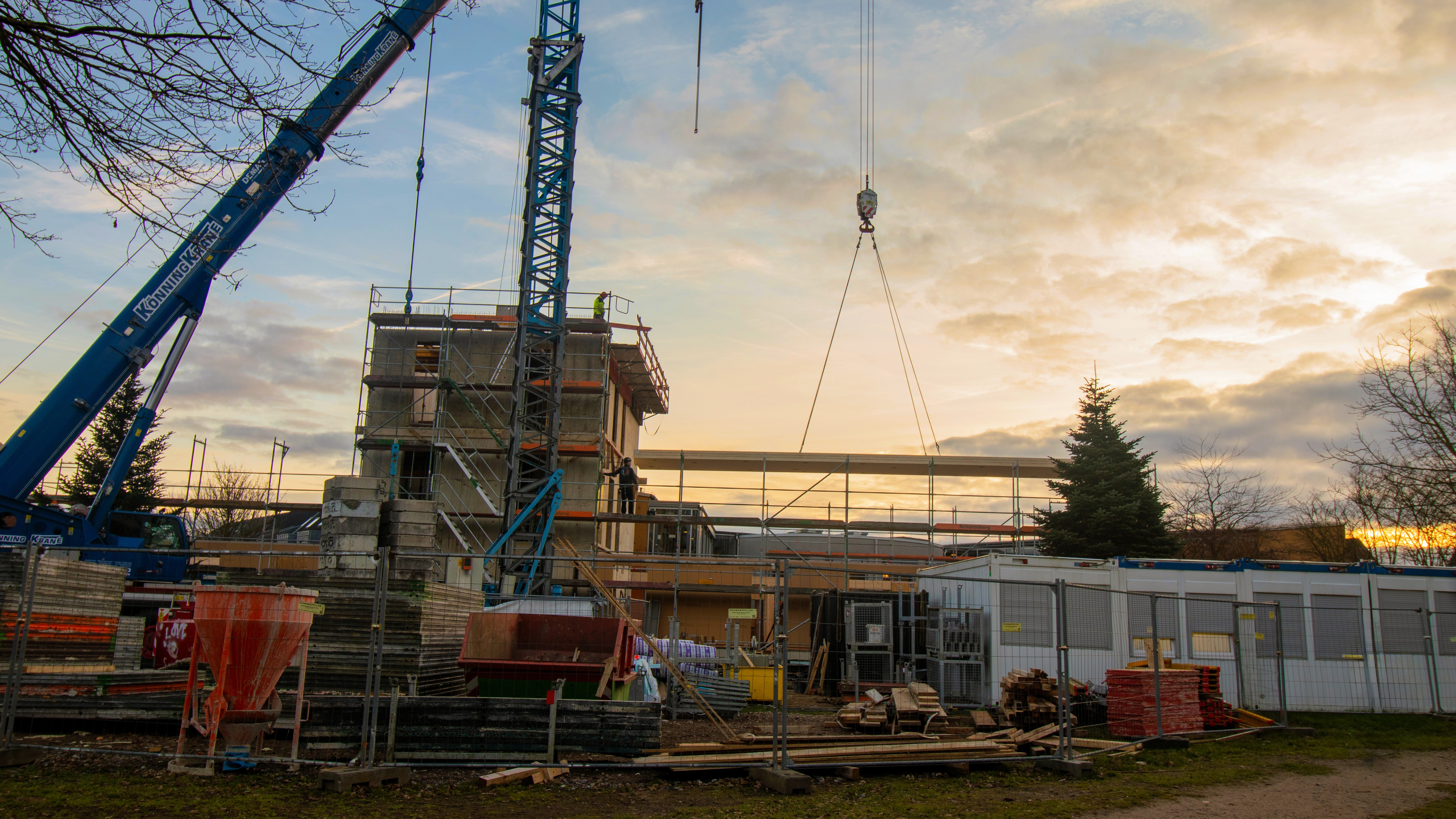 Chantier d’école primaire en gros œuvre