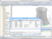 Anpassung der Parameter eines Kühlturmes in RFEM