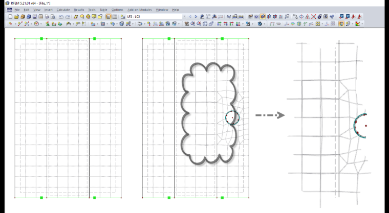 Distorsione mesh EF