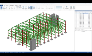 Visualisierung eines BIM-Modells in einem Viewer mit der Möglichkeit, Querschnitte, Material und Abmessungen abzufragen